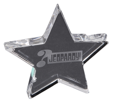 Jeopardy! Tiffany & Co. Glass Star Award Presented To Kareem Abdul-Jabbar (Abdul-Jabbar LOA)